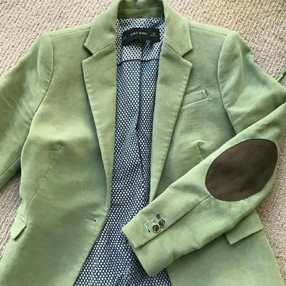 Reposh Zara green blazer